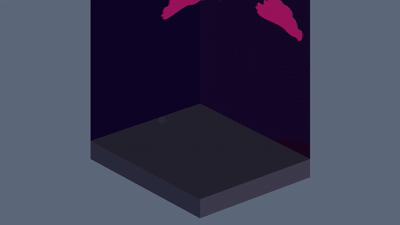 Just Shapes and Beats 3D Isometric Animation. After Effects and Illustrator. A fan motion graphics animation based on a tower scene from the game Just Shapes and Beats.
