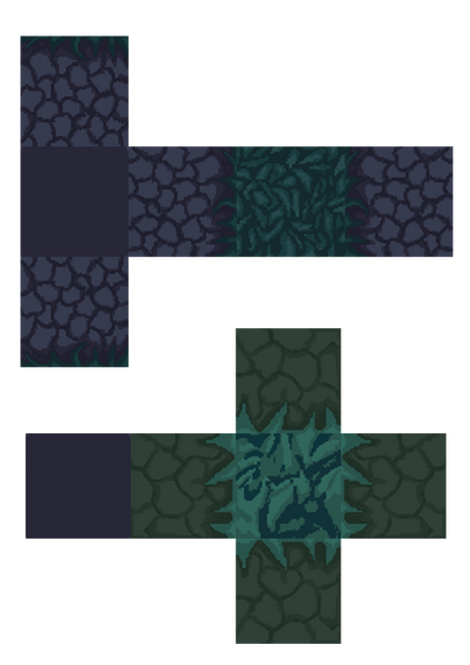 Pixel Dirt Tile Templates, Pixilart. Two alternative dirt tile sprites for various environments within the graveyard and undead theme of “Project: Excelsior.”