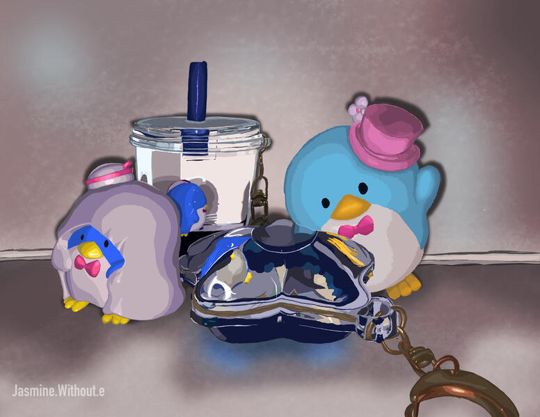 Tuxedo Sam Still-Life, Photoshop